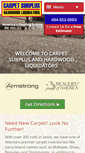 Mobile Screenshot of carpetsurplusliquidators.com